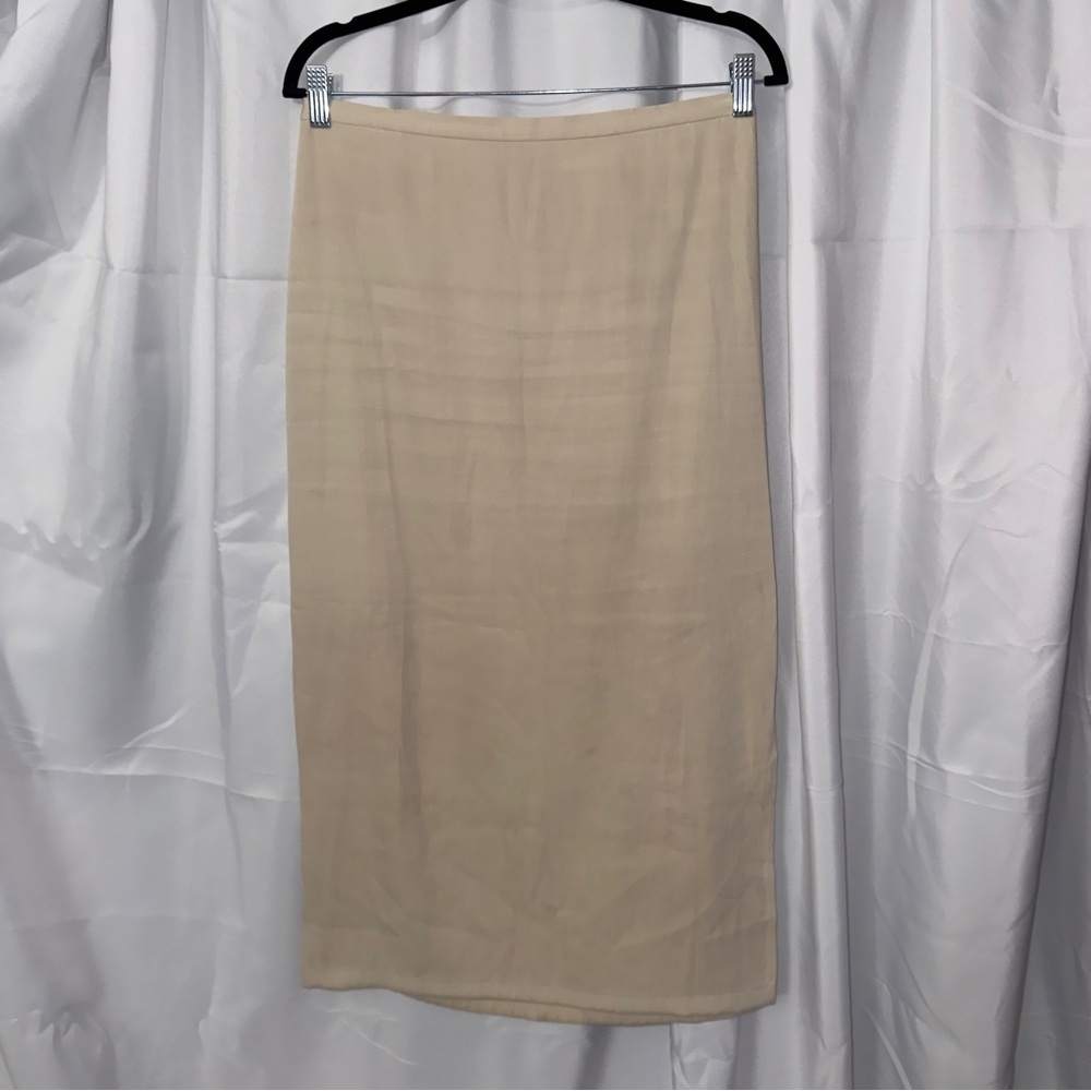 H&M Tan Pencil Skirt